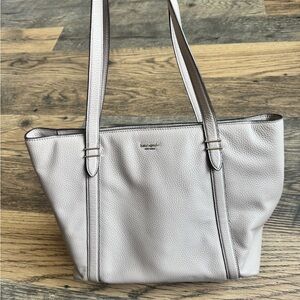 Kate Spade Light Gray Shoulder Bag